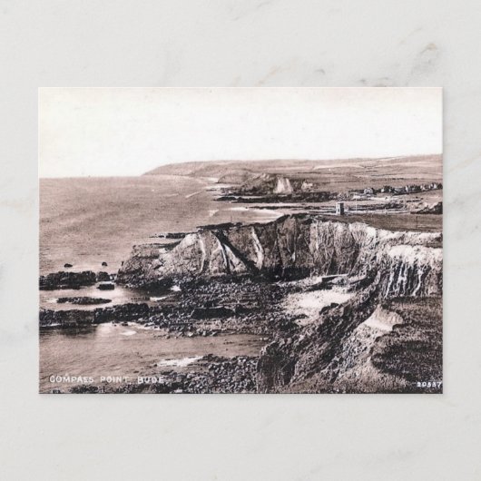 Old Postcard - Bude, Cornwall, England Postkarte (Vorderseite)