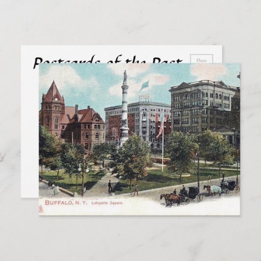 Old Postcard - Buffalo, New York, USA Postkarte (Vorne/Hinten)