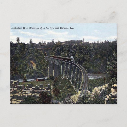 Old Postcard - Burnside, Kentucky, USA Postkarte (Vorderseite)
