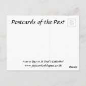 Old Postcard - Bus am St. Paul's Cathedral, London Postkarte (Rückseite)