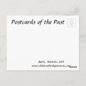 Old Postcard - Butte, Montana, USA Postkarte (Rückseite)