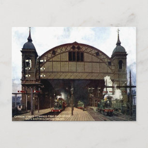 Old Postcard - Cannon St Station, London Postkarte