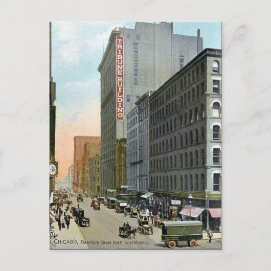 Old Postcard - Chicago, Illinois Postkarte (Vorderseite)
