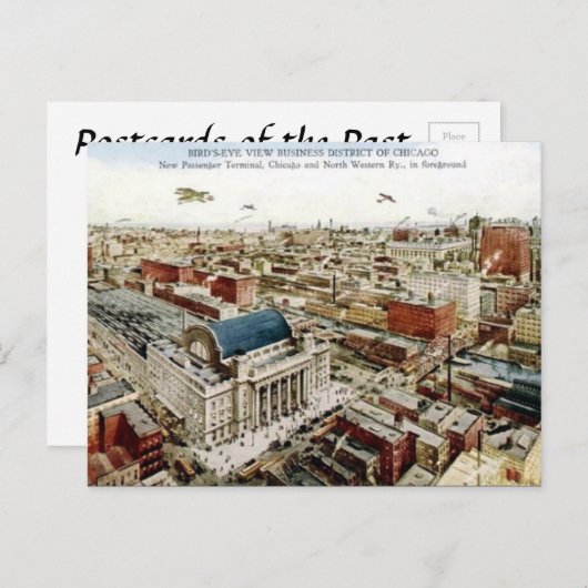 Old Postcard - Chicago, Illinois Postkarte (Vorne/Hinten)