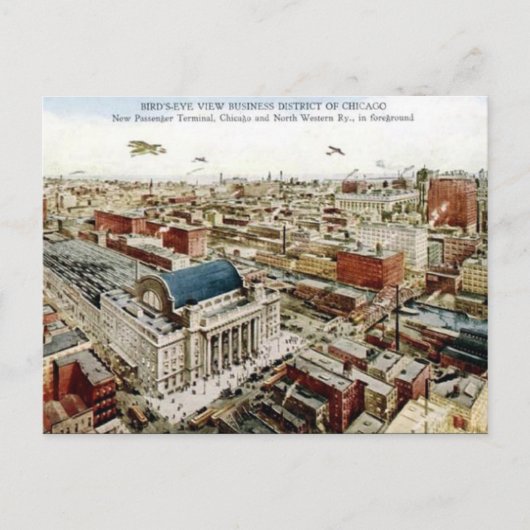 Old Postcard - Chicago, Illinois Postkarte (Vorderseite)