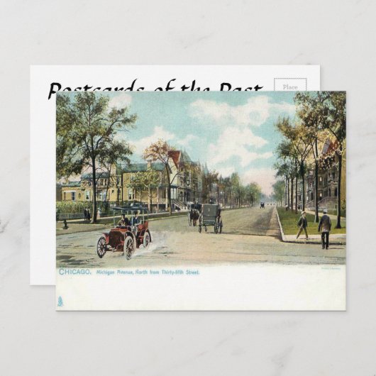 Old Postcard - Chicago, Illinois Postkarte (Vorne/Hinten)