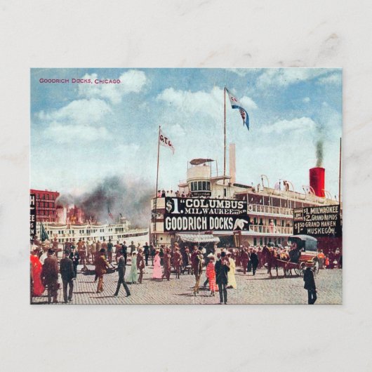 Old Postcard - Chicago, Illinois Postkarte (Vorderseite)