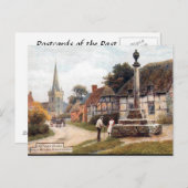 Old Postcard - Childswickham, Worcestershire Postkarte (Vorne/Hinten)