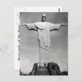 Old Postcard - Christo Redemptor, Rio de Janeiro Postkarte (Vorne/Hinten)