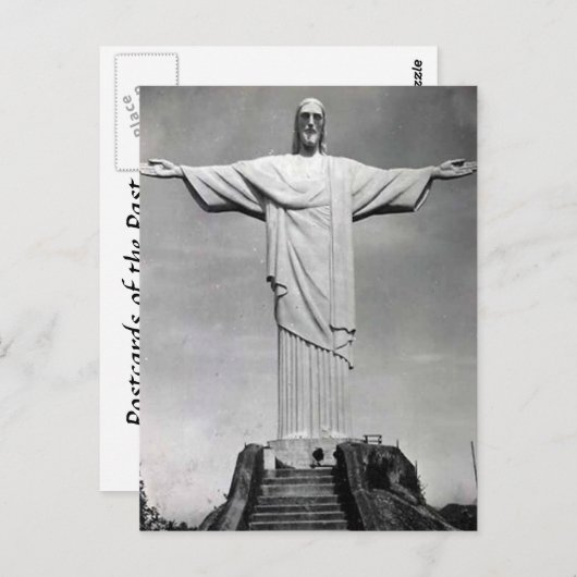 Old Postcard - Christo Redemptor, Rio de Janeiro Postkarte (Vorne/Hinten)