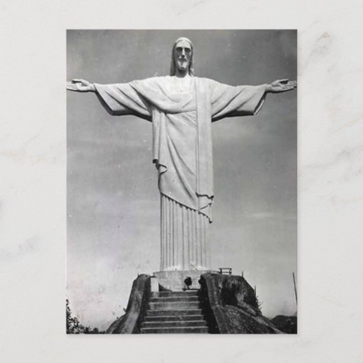 Old Postcard - Christo Redemptor, Rio de Janeiro Postkarte (Vorderseite)