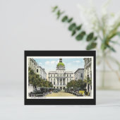 Old Postcard, City Hall, Savannah, Georgia Postkarte (Stehend Vorderseite)