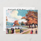 Old Postcard - Clapham Common, London Postkarte (Vorne/Hinten)