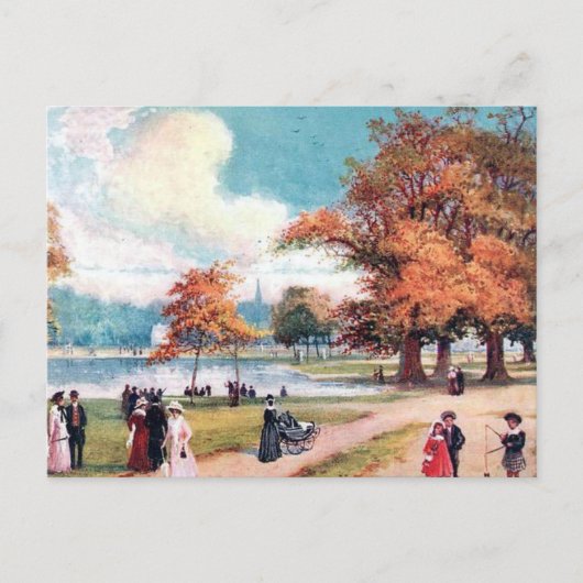 Old Postcard - Clapham Common, London Postkarte (Vorderseite)