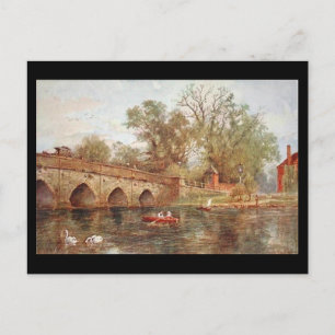 Old Postcard - Clopton Bridge, Stratford-upon-Avon Postkarte