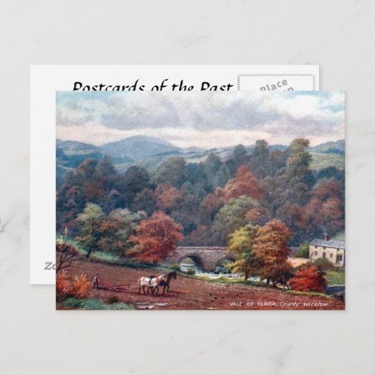 Old Postcard - Co Wicklow, Irland Postkarte (Vorne/Hinten)