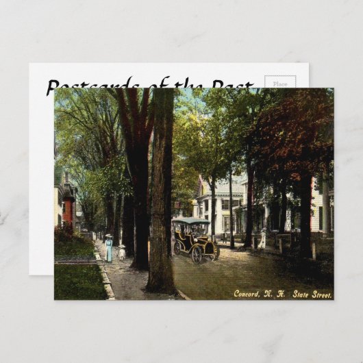 Old Postcard - Concord, New Hampshire Postkarte (Vorne/Hinten)