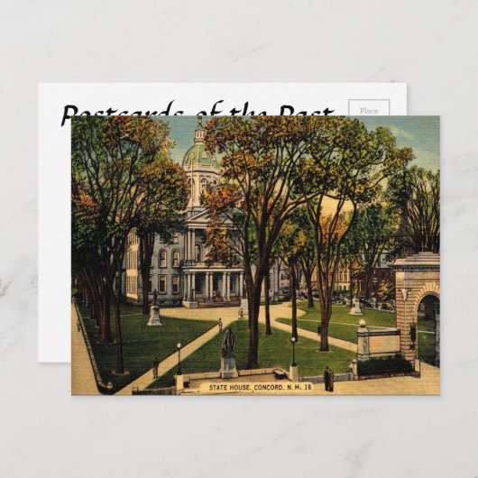Old Postcard - Concord, New Hampshire Postkarte (Vorne/Hinten)