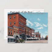 Old Postcard - Council Bluffs, Iowa, USA Postkarte (Vorne/Hinten)