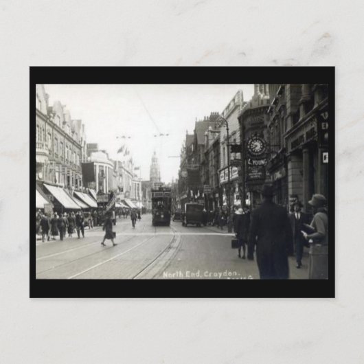 Old Postcard - Croydon, London Postkarte (Vorderseite)