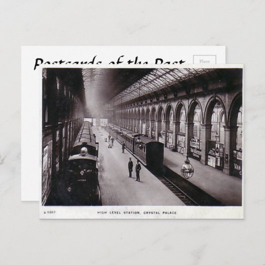 Old Postcard - Crystal Palace, London Postkarte (Vorne/Hinten)