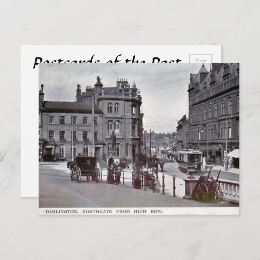 Old Postcard - Darlington, Grafschaft Durham Postkarte (Vorne/Hinten)