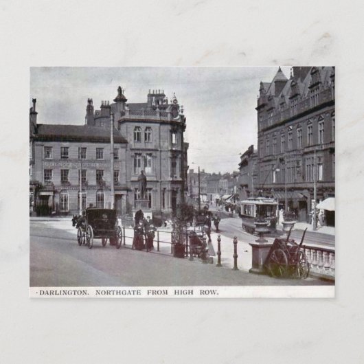 Old Postcard - Darlington, Grafschaft Durham Postkarte (Vorderseite)