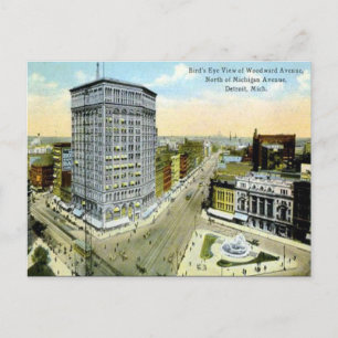 Old Postcard - Detroit, Michigan, USA Postkarte