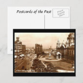 Old Postcard - Donegall Square, Belfast Postkarte (Vorne/Hinten)