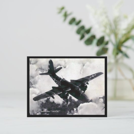 Old Postcard - Douglas A-20 "Havoc" Postkarte (Stehend Vorderseite)