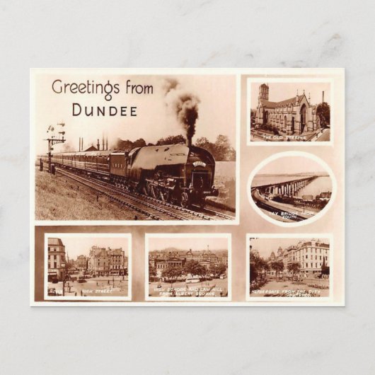 Old Postcard - Dundee, Schottland Postkarte (Vorderseite)