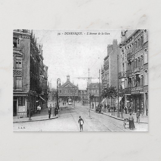 Old Postcard - Dunkerque, Frankreich Postkarte (Vorderseite)