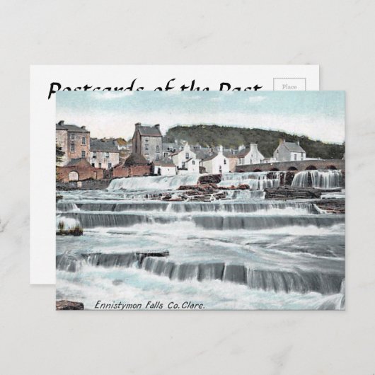 Old Postcard - Ennistymon, Grafschaft Clare, Irlan Postkarte (Vorne/Hinten)