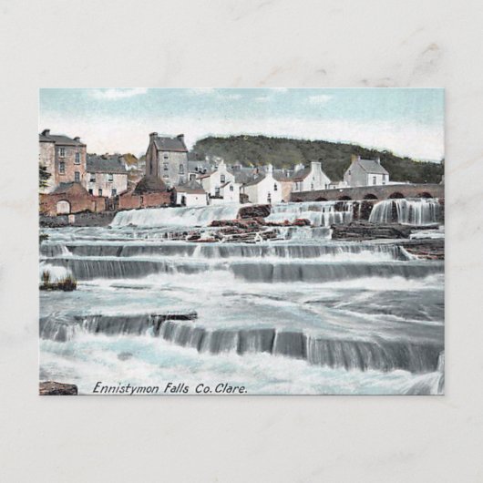 Old Postcard - Ennistymon, Grafschaft Clare, Irlan Postkarte (Vorderseite)