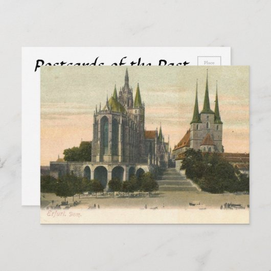 Old Postcard - Erfurt, Thüringen, Deutschland Postkarte (Vorne/Hinten)