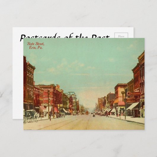 Old Postcard - Erie, Pennsylvania, USA Postkarte (Vorne/Hinten)