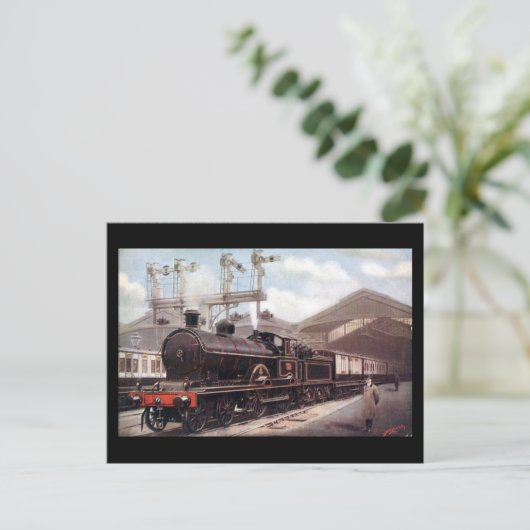 Old Postcard - Euston, Scotch Express Postkarte (Stehend Vorderseite)