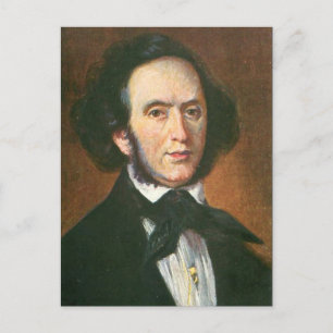 Old Postcard - Felix Mendelssohn Postkarte