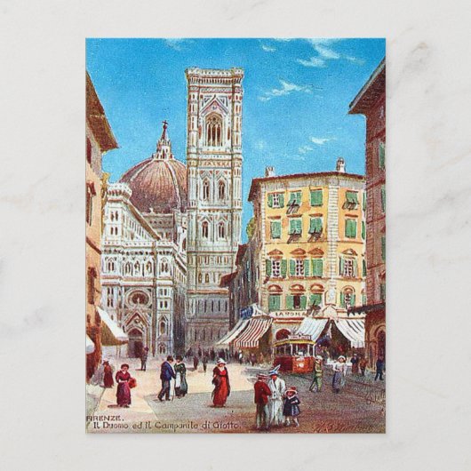 Old Postcard - Firenze (Florenz), Italien Postkarte (Vorderseite)