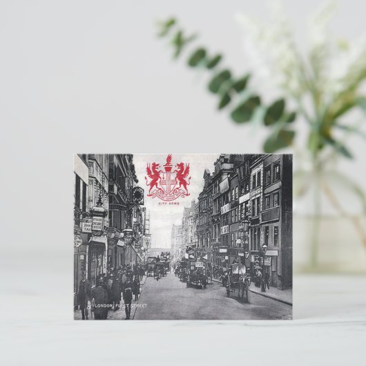 Old Postcard - Fleet Street, London Postkarte (Stehend Vorderseite)