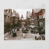 Old Postcard - Foregate Street, Chester, England Postkarte (Vorderseite)