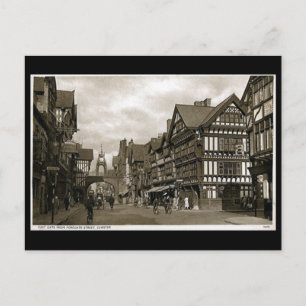 Old Postcard - Foregate Street, Chester. Postkarte