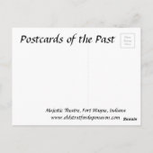 Old Postcard - Fort Wayne, Indiana, USA Postkarte (Rückseite)