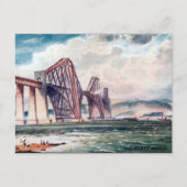 Old Postcard - Forth Bridge, Schottland Postkarte (Vorderseite)