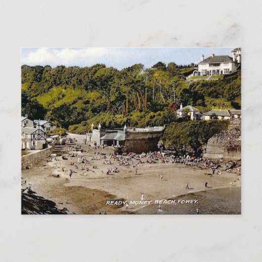 Old Postcard - Fowey, Cornwall, England Postkarte (Vorderseite)
