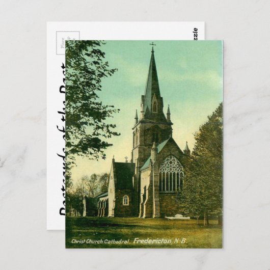 Old Postcard - Fredericton, New Brunswick Postkarte (Vorne/Hinten)