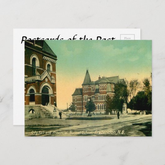 Old Postcard - Fredericton, New Brunswick Postkarte (Vorne/Hinten)
