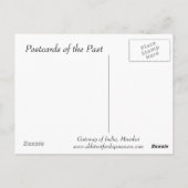 Old Postcard - Gateway of India, Mumbai Postkarte (Rückseite)