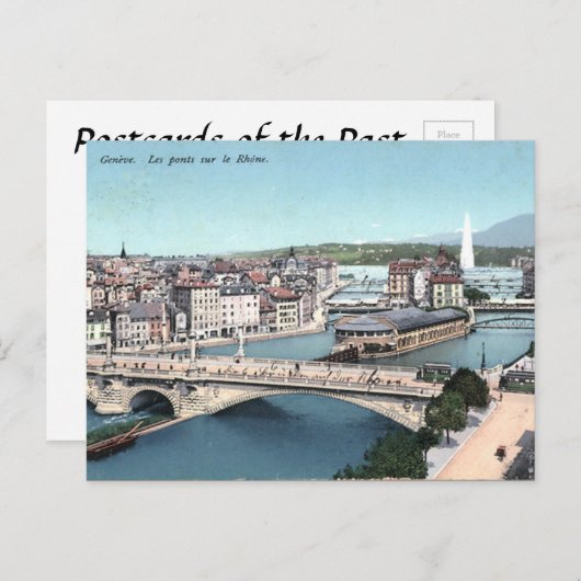 Old Postcard - Genf, Schweiz Postkarte (Vorne/Hinten)