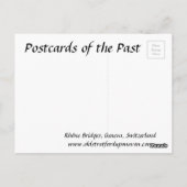 Old Postcard - Genf, Schweiz Postkarte (Rückseite)